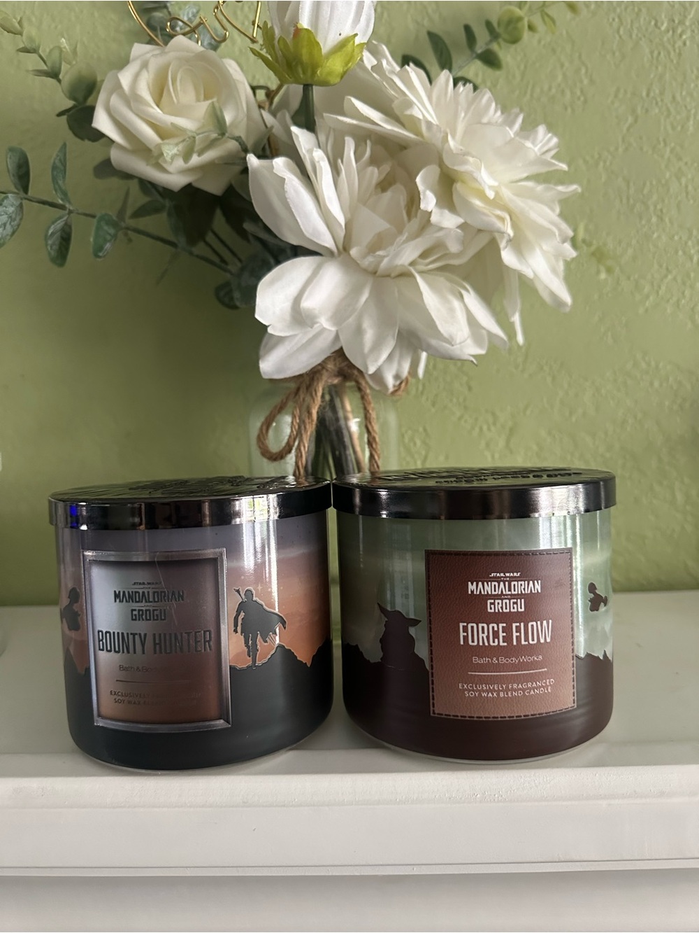 NEW BBW 2026 BOUNTY HUNTER & FORCE FLOW STAR WARS CANDLES